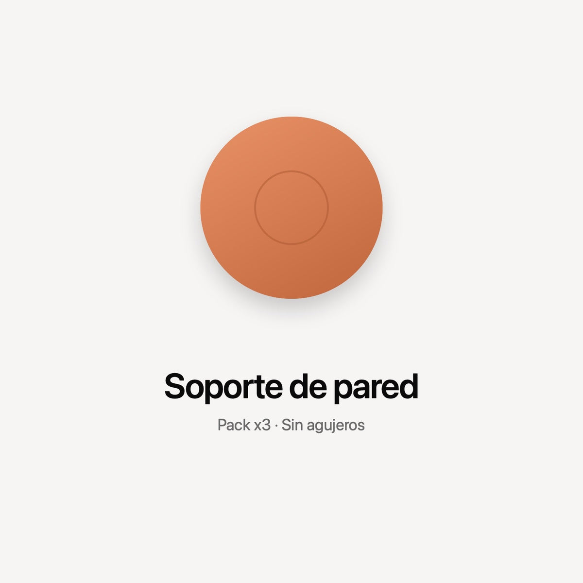 Soporte de pared Ladri, pack x3